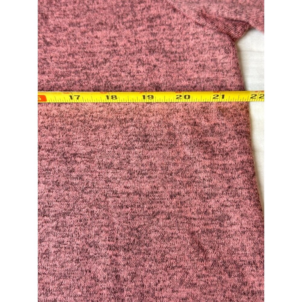 Louise Paris Shirt Sweater Pink Split Sleeve Pearl Accents Womens XL Chic Top - Picture 3 of 12